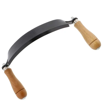 Вытягивающий Нож 8 Инча Извит Вытягивающий Бръснеща Дървообработващи Инструменти Дърворезба Вытягивающий Нож От Марганцевой Стомана Дървообработващи Инструменти За Окорки