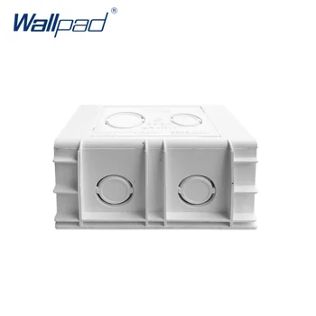 Безплатна Доставка Wallpad 118*72 мм Патрон, AU Стандарт на САЩ Универсална Бяла Стенни Монтажна Кутия за Стенен Прекъсвач и Контакти в Задната част на Bmw