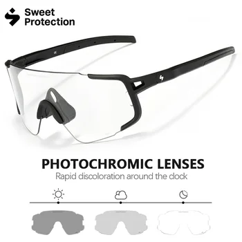 Сладка Защита 2022 Нови Фотохромичните Колоездене, Слънчеви Очила, Мъжки, Дамски Спортни Пътни Мтв Велосипед Очила За Колоездене Очилата Goggle