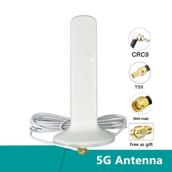 600 ~ 6000 Mhz 5G и 4G LTE 3G GSM 15dBi Антена ненасочена ненасочена външна 5 Ghz wifi Антена с TS9 CRC9 SMA за рутер
