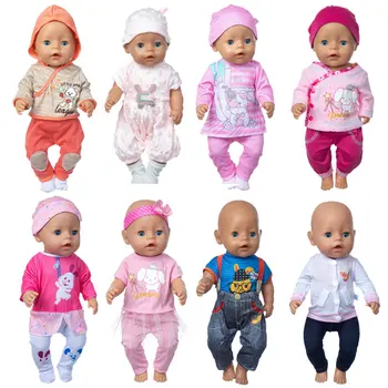 Нови Дрехи за Кукли 43 см Baby Born 17 инча, Дрехи за кукли Bebe, Модни Аксесоари за Кукли