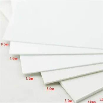 300x200 мм с дебелина 1 мм, 2 мм и 3 мм 5 мм, 7 мм, 9 мм Стиропор, PVC Пластмасов Плосък Лист дъска Модел Platessories
