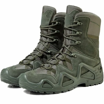 Високите Военни Обувки за Мъже, Дишащи Армейските Обувки Дантела, Градинска Тактическа Туризъм Обувки, Ephesus Tatica Militar Masculina