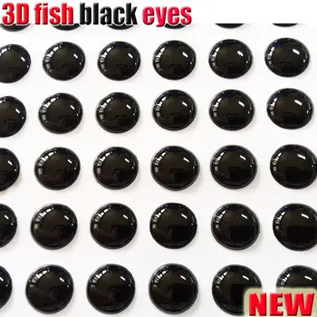 ГОРЕЩА риболовна стръв очите 3D плътен цвят рибешки очи 500 бр./лот цвят ЧЕРЕН риболовни аксесоари