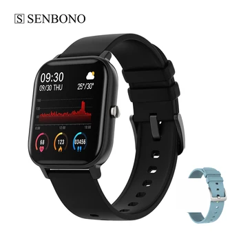 SENBONO P8 Smartwatch Водоустойчива IP67 Смарт Часовници Дамски Relogio Inteligente Смарт Часовници за Мъже с подкрепата на Сърдечната Честота Фитнес-Тракер