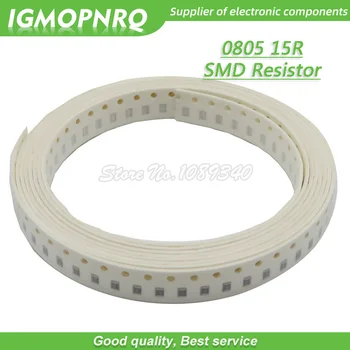 300шт 0805 SMD Резистор 15 Ohm Чип-Резистор 1/8 W 15R Ти 0805-15R