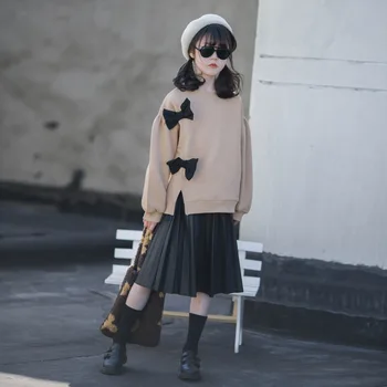 Нова зимни дрехи за момичета 2022 г., Детска Кадифе hoody с качулка в корейски стил, Модни Скъпа hoody за малки деца, Ежедневни, #6692