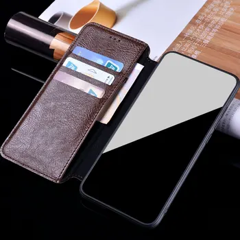 Калъф за Xiaomi Redmi note 9s 9 8 K30 pro 8T 9А 9В 5а 6а 7a 8a 4 4x5 6 7 Ултра флип-надолу капак Кожен калъф слот за карти, без магнит