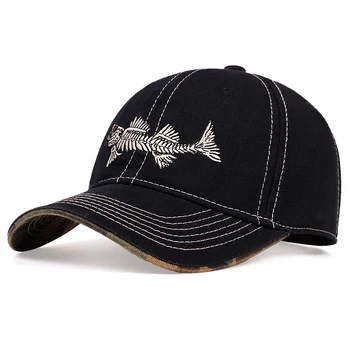 Висококачествена промытая памучен най-добрата бейзболна шапка underbill camo fishmen бейзболна шапка регулируема добра шапка и за мъже, и за жени