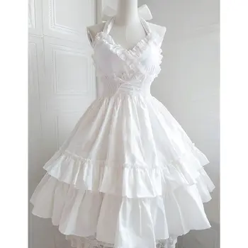 Класически елегантен отглеждане Лолита рокля от плътен Kawai Лолита ретро мека момиче чай АД отглеждане рокля