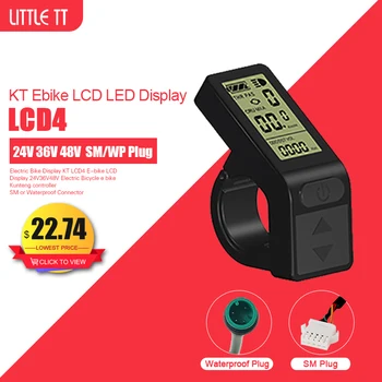 KT Ebike Kunteng Дисплей LCD4 Водоустойчив Електрически Мотор LCD Дисплей За KT Интелигентен Контролер 24 36 48 В Ebike Панел резервни Части