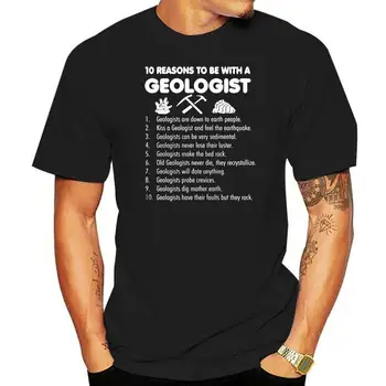 Мъжки t-shirt Десет причини да бъде с геологом Женска тениска