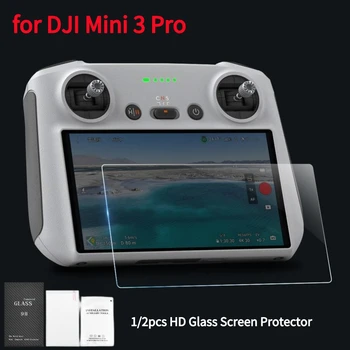 Протектор на екрана Твърдост 9h HD Лилаво Защитно Фолио е Подходящ за дистанционно управление DJI MINI Pro 3 с лилаво закалено екран