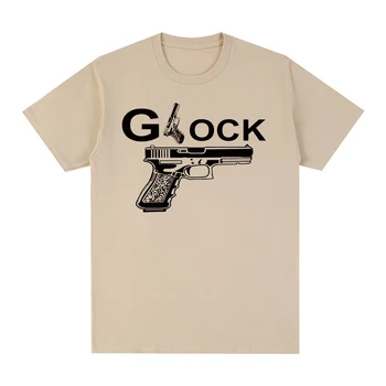Глок Cool Пистолет Оръжие Пистолет съвършенство Ние се Доверяваме тениска Памучен Мъжки t-shirt Нова ТЕНИСКА ДАМСКИ блузи