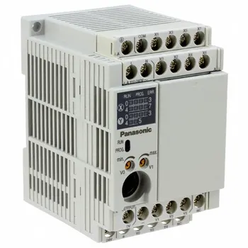 Блок за управление на AFPX-C14T FP-X C14T, 16k стъпки, 8 ВХОДА (24 vdc) /6 аута (транзистор NPN, 0,5 А), клеммная актуално, 230v ac