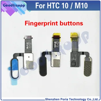 Оригинал За HTC 10 M10 Мобилен Телефон Начало Бутон за Пръстови Отпечатъци Сензорен ID Сензор Гъвкав Кабел Лента За HTC M10 M10h