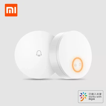 Xiaomi Mijia Linptech Wifi Самогенерирующийся Безжичен звънец Без публикуване Навик забрани памет Работи с приложение Mijia Smart Control