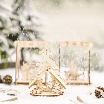 2021 Нова година Коледна Украса за Дома на Дядо коледа, Снежен човек Висулка Навидад Декор Натальный Ноел дърво коледна Украса Коледен Подарък за Деца