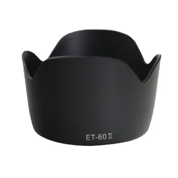 10 бр./лот ET-60II ET60II сенник за обектив обектива на камерата с катарама във формата на лоба във формата на цвете за C EF 75-300 мм F/4-5.6 III, EF-S 55-250 мм F/4-5.6 IS