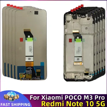 За Оригиналния Xiaomi Redmi Note 10 5G POCO M3 Pro LCD дисплей с Сензорен Екран Дигитайзер В Събирането на Резервни Части за Цена на Едро