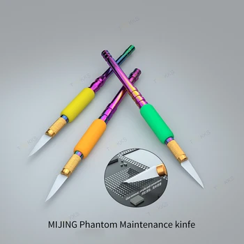 Mijing Нож 3 В 1 дънна Платка за мобилен телефон BGA Чип за Премахване на Инструмент за ремонт на Поддеть IC Чип, Нож Нож за премахване на Лепило Mainboard Mainten