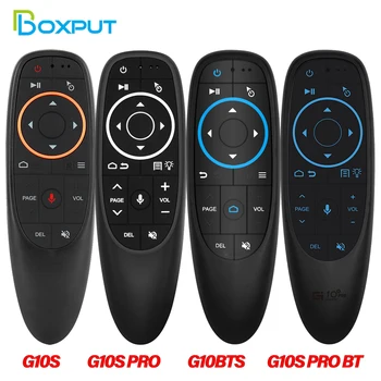 G10S Pro BT Air Mouse 2,4 G Безжична Жироскопи Умно Дистанционно Управление С Гласови IR Обучението за Android TV Box H96 MAX X88 PRO X9