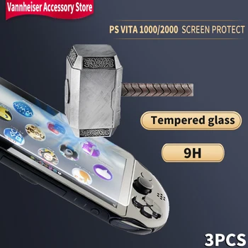 9H Закалено Стъкло Прозрачно Защитно Фолио за Дисплея Защитно Фолио за Sony PlayStation Psvita PS Vita PSV 1000 2000 Slim