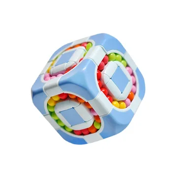 Въртящи Се Играчки Magic Bean Cube Се Отстранява Безпокойство, Неспокоен Фабрика За Играчки За Облекчаване На Стреса Играчка На Една Ръка Разстояние Детски Пъзели За Възрастни