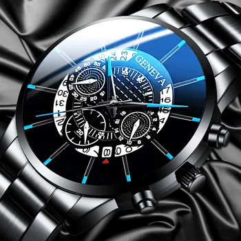 Нов Модерен Топ Мъжки Часовник С Календар Мъжки Ежедневни Кварцов Часовник От Неръждаема Стомана Relogio Masculino Мъжки Ръчен Часовник Reloj Hombre Hot
