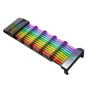 JONSBO удължителен кабел за захранване RGB е trunked покриване на Rainbow Bridge За 24-контакт кабел ATX MOD Симфония Line, 5V Rainbow RGB M / B SYNC