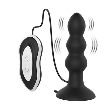 7 Степени на Вибрация Анален Анален Накрайник Играчки за Жени Силиконов Масажор на Простатата Вибриращ Куршум Вибратор силикон За Възрастни Гей Стоки