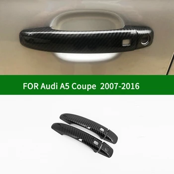 За Audi A5 8T3 Кабриолет 8F7 2007-2016 въглеродни влакна модел на автомобила 2 дръжки на вратите, капаци панел с keyless