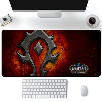 World of Warcraft Орда Подложка За Мишка Голяма Игри Подложка За Мишка на PC Gamer XXL Подложка За компютърна Мишка Подложка За Клавиатура Тенис на Подложка За Лаптоп Подложка за мишка