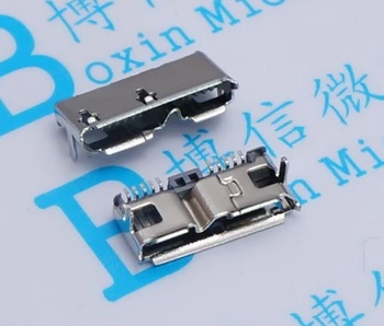 50шт Micro USB 3.0 B Тип DIP Гнездо DIP2 10pin USB Конектор за Мобилни Твърди Дискове Samsung Интерфейс за Прехвърляне на Данни