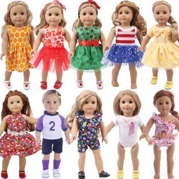 43 см Дрехи за кукли Реборн Baby, на 18-инчовата облекло за американската кукла, най-добрият подарък за поколение момичета, играчки за деца