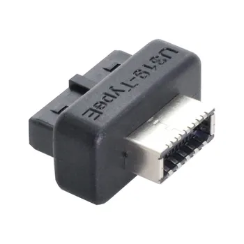USB конектор 3.1 на предния панел USB 3.0 20Pin Overmold Key-A Type-E за удължител щепсела на заглавната част
