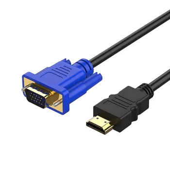 HDMI-съвместим кабел за преобразуване VGA 1080p HDMI-съвместим конектор HDMI-1.8 m версия 1.4