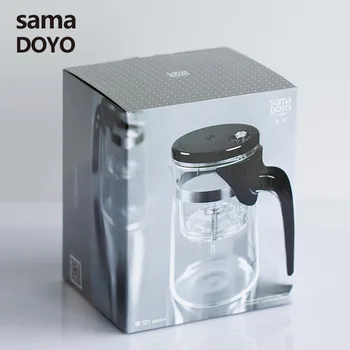 [ВЕЛИЧИЕТО] Samadoyo E-01 Висококачествен Кана и Чаша Gongfu 500 мл Стъклен Чайник UPOŚLEDZONE Art Чаена Чаша