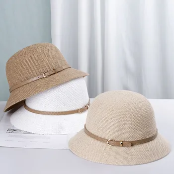 2022 лятна шапка Дамски шапка сламена шапка хип-хоп шапки слънчеви шапки панама мъжки извънземна Рибарска шапка панама дизайнерски шапка-кофа шапка