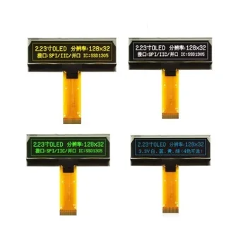 2,23 Инчов OLED LCD Дисплей Модул SSD1305 Drive IC 24 Pin 12832 ЖКЭкран Такса 128x32 SPI Интерфейс Бял Зелен Жълт Син