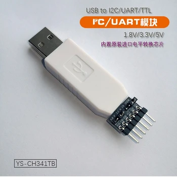 USB към I2C/UART/TTL / поддръжка на ниско напрежение 1,8 v/3.3v/5v ch341tb