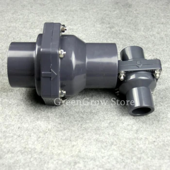 1бр 25 ~ 160 мм PVC Обратен Клапан С Клапа За Почистване на Промишлена Вода ПВЦ Chack Клапан Напояване Фитинги Градина Водопровод Конектори
