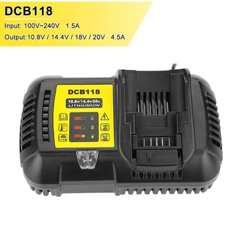 4.5 A DCB118 зарядно устройство за батерии Dewalt 10,8 В 12 14,4 18 На 20 В DCB200 DCB101 DCB115 DCB107 DCB105 DCB140 И DCB112