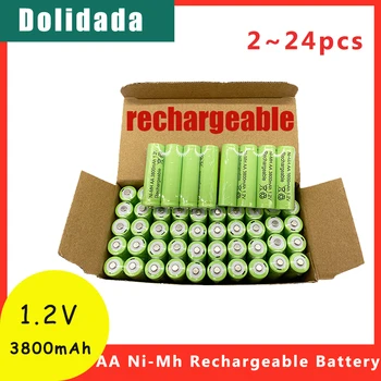 1.2 AA 3800 mah Батерия Ni Mh Bateria 